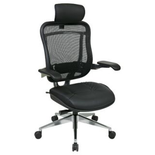 Office Star High Back Executive Chair 818A Series Arms Cantilever, Seat Mate