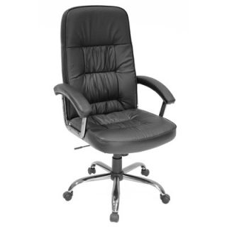 Regency Carrera High Back Leather with Metal Base Swivel Office Chair 1040