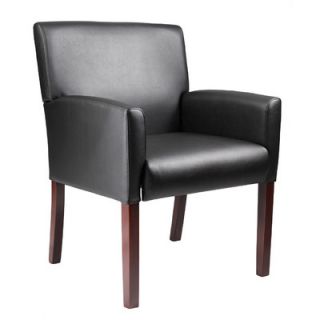 Boss Office Products Reception Box Arm Chair with Mid back B629