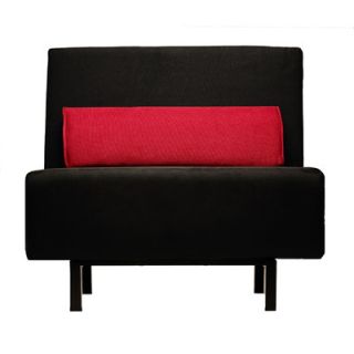 Cortesi Home Savion Sleeper Chair CH LC103 Color Black