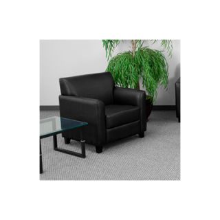 FlashFurniture Hercules Diplomat Series Leather Chair BT 827 1 BK GG / BT 827