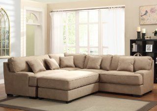 Homelegance Minnis 2 Piece Living Room Set In Beige Faux Leather   Living Room Furniture Sets