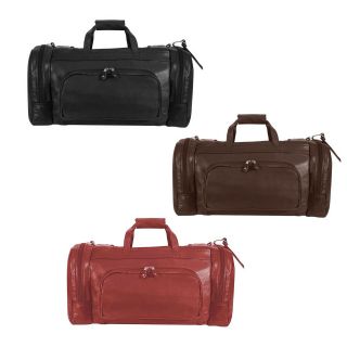 2 in 1 Leather Duffel Bag Backpack