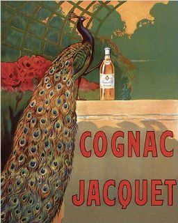 Poster, Cognac Jacquet by Leonetto Cappiello, Final Size 16 in X 20 in.   Prints