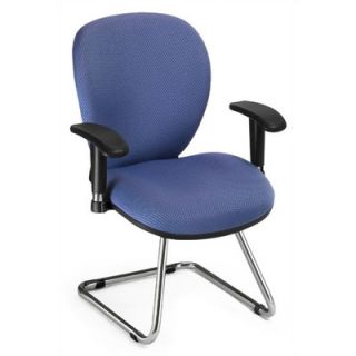 OFM ComfySeat Guest Chair 645 Fabric Ocean Blue