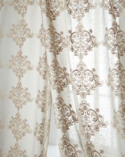 Each 52W x 108L Oasis Embroidered Sheer   Dian Austin Couture Home