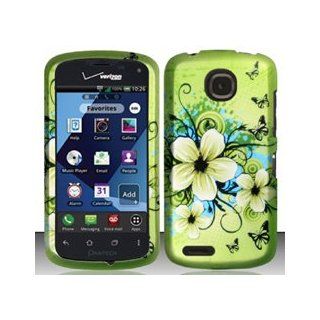Pantech Marauder ADR910L R910L (Verizon) Hawaiian Flowers Design Snap On Hard Case Protector Cover + Free American Flag Pin Cell Phones & Accessories