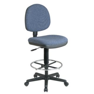 Office Star Height Adjustable Drafting Chair with Lumbar Support DC640 (speci
