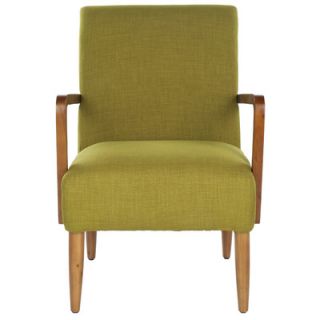 Safavieh Jane Linen Arm Chair MCR4610A/MCR4610B Color Green