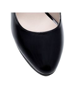 Nine West Beautie heeled court shoes Black