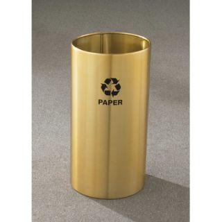 Glaro, Inc. RecyclePro Single Stream Open Top Recycling Receptacle RO 1223 BE