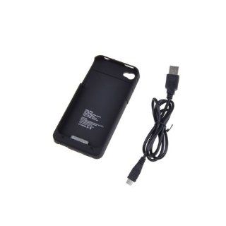 BestDealUSA 1900mAh External Backup Battery Charger Protect Case Cover For iPhone 4 4G 4S Cell Phones & Accessories