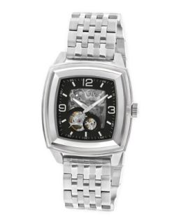 Mens Orchestra Square Automatic Skeleton Watch   Breil