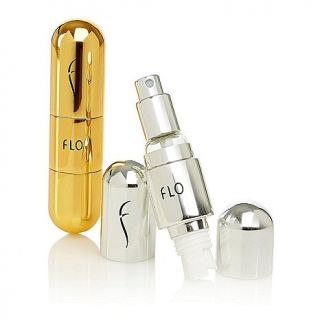 FLO Refillable Perfume Atomizer 2 pack   Gold/Silver