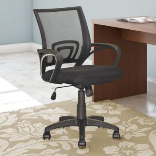 dCOR design Workspace Mid Back Mesh Office Chair with Arms LOF 309 O