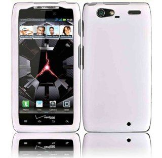 White Hard Case Cover for Motorola Droid Razr Maxx XT913 XT916 Cell Phones & Accessories