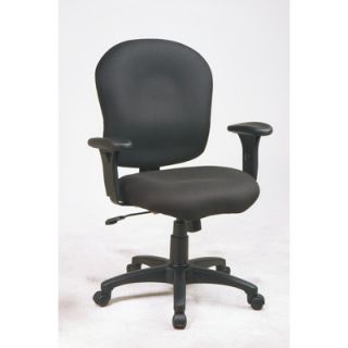 Office Star Sculptured Mid Back Task Chair with Arms SC66