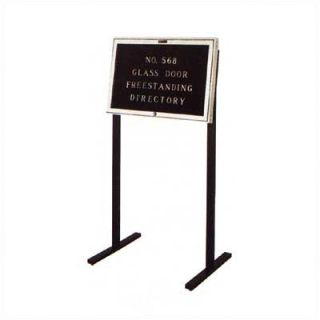 Claridge Products No. 568 Freestanding Directory 568F/568V Color Black Felt