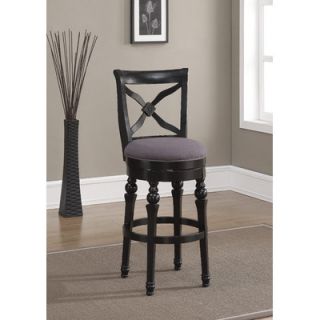 American Heritage Livingston 26 Bar Stool with Cushion 1112 Finish Antique 