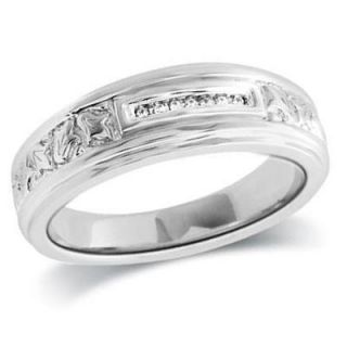 Mens Diamond Accent Ring in Sterling Silver   Zales