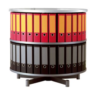 Empire Office Solutions Deluxe 32 2 Tier Rotary Binder Storage Carousel 480402