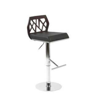 Eurostyle Sophia 22 Adjustable Swivel Bar Stool with Cushion 2714 Color Wen