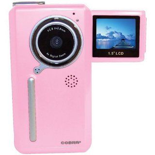 COBRA DIGITAL DVC950PNK VGA Resolution Digital Video Camera (Pink/White)  Camcorders  Camera & Photo
