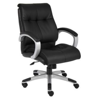 Boss Office Products Mid Back Double Plush Executive Chair B8776P BN / B8776S