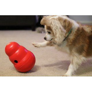 KONG Wobbler Treat Dispensing Dog Toy, Large  Pet Chew Toys 