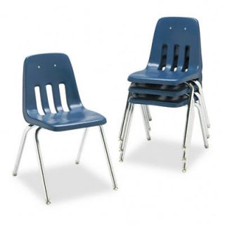 Virco 9000 Series Classroom Chair, 18 Seat Height VIR901851 Finish Navy