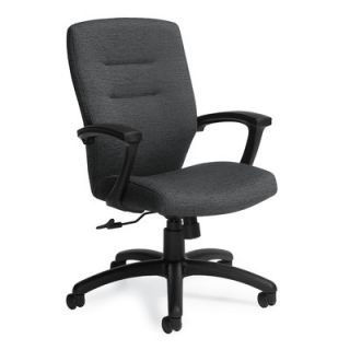 Global Total Office Synopsis Mid Back Office Chair with Fixed Back 5091 4BK U