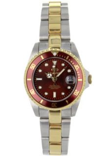 Seapro 2AN1A1420  Watches,Mens SX Red Two Tone Dial Two Tone SS, Casual Seapro Automatic Watches