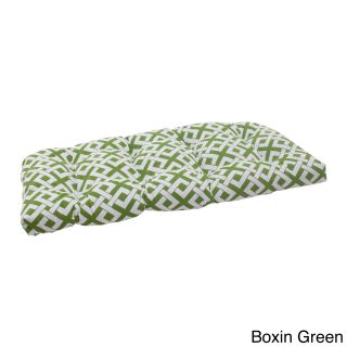 Pillow Perfect Boxin Outdoor Wicker Loveseat Cushion