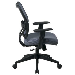 Office Star Space Mid Back Veraflex Deluxe Office Chair with Adjustable Arms 