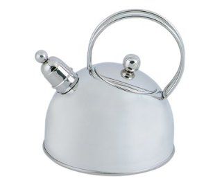Demeyere 2.6 Quart Whistling Kettle with Silvinox Surface Kitchen & Dining