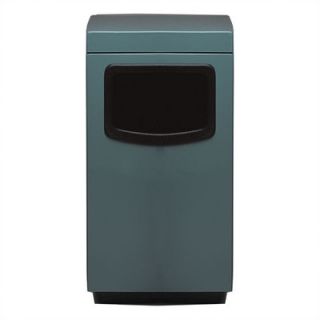 Witt Fiberglass Series 36 Gallon Side Entry Square Receptacle with Side Door 