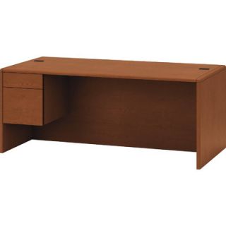 HON 10700 Series Single Desk with Left Pedestal HON10786LJJ / HON10786LNN Col