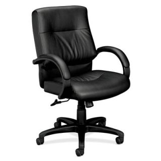 Basyx Mid Back Leather Managerial Chair VL692SP11