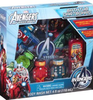 Marvel The Avengers Bathtub Dartboard Bath Gift Set Toys & Games