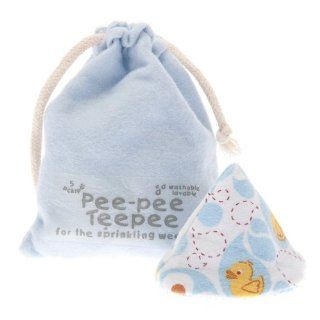 Pee pee Teepee for Sprinkling WeeWee   Rubber Ducky with Laundry Bag  Baby Diapering Gift Sets  Baby