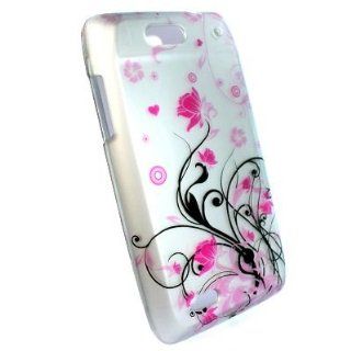 Cell Phone Case Cover Skin for Motorola XT894 Droid 4 (Pink Vines)   Verizon Cell Phones & Accessories