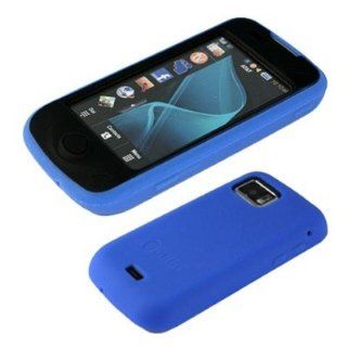 Cynergy Design Silicone Case Blk/Blue for Samsung SGH A897 Cell Phones & Accessories