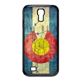Custom Your Own Unique American States Flag SamSung Galaxy S4 I9100 Cover Snap on Colorado State Flag Galaxy S4 Case Cell Phones & Accessories