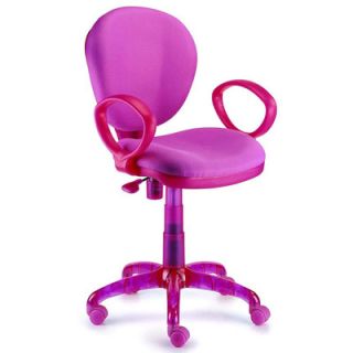 New Spec I Chair Mid Back Task Chair with Arms NK37310 Finish Pink