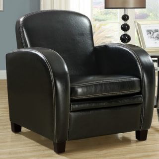 Monarch Specialties Inc. Faux Leather Chair I 8037 / I 8039 Color Black