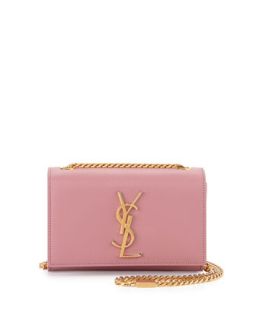 Cassandre Small Crossbody Bag, Pink   Saint Laurent