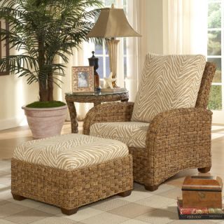 Wildon Home ® Martinique Chair and Ottoman 18600/C