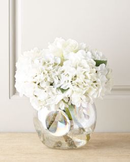 Whiter Shade of Pale Faux Floral Arrangement   John Richard Collection