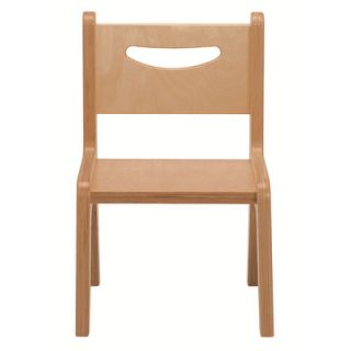 Whitney Plus 10 Birchwood Classroom Chair CR2510 Seat Color Natural