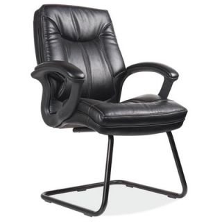 OfficeSource Whistler Sled Base Guest Chair 7128BLK/7128CHO Color Black